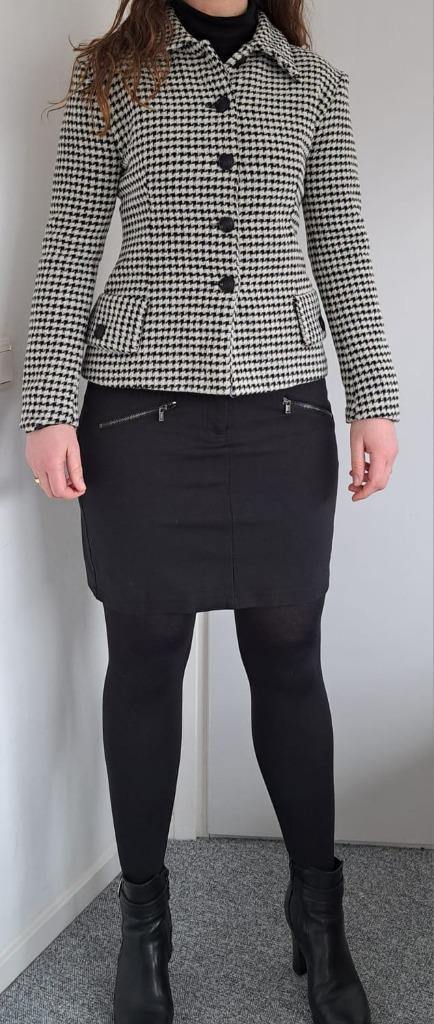 Elegante Pragma bij Elena van Kleef jasje Maat 36/S, Zwart, Kleding | Dames, Jasjes, Kostuums en Pakken, Zo goed als nieuw, Jasje