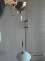 hanglamp Steinhauer rvs met melkglas kap, Minder dan 50 cm, Ophalen of Verzenden, Zo goed als nieuw, Glas