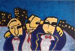 Groot canvas Herman Brood stijl, Ophalen of Verzenden