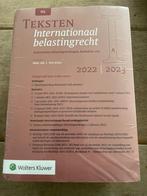 Teksten internationaal belastingrecht 2022 2023, Boeken, Ophalen of Verzenden, Alpha, Nieuw, Wolters Kluwer