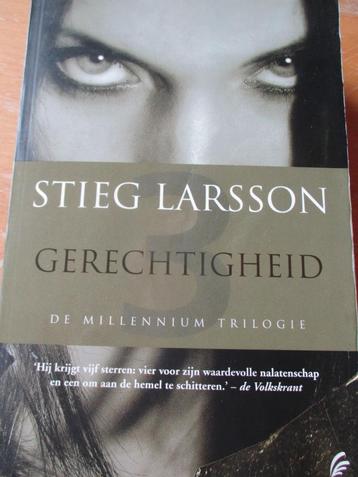 Stieg Larsson "Gerechtigheid". Laatste deel van de  beschikbaar voor biedingen