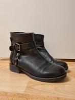 Echt leren enkellaars Cafe Moda - Maat 38, Zwart, Cafe Moda, Lage of Enkellaarzen, Ophalen of Verzenden