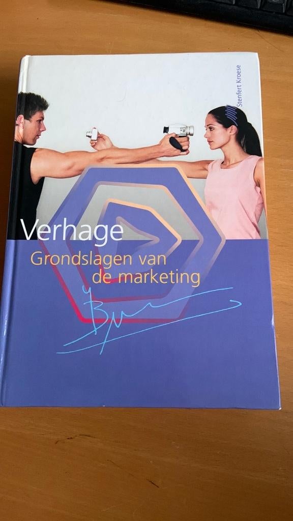 Bronis Verhage - Grondslagen van de marketing, Ophalen of Verzenden, Zo goed als nieuw, Economie en Marketing