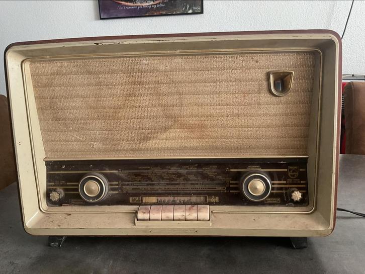 Philips B5X72A buizenradio, Antiek en Kunst, Antiek | Tv's en Audio, Ophalen
