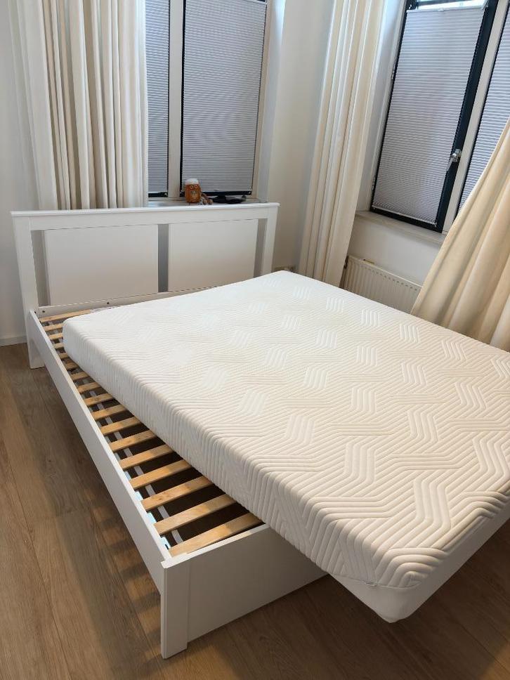 Temput Sensation Prima Matras + IKEA bed base, Huis en Inrichting, Slaapkamer | Matrassen en Bedbodems, Gebruikt, Matras, 160 cm