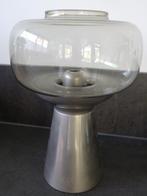Föhl kandelaar vintage kaarsenkandelaar rookglas windlicht, Ophalen of Verzenden, Huis en Inrichting