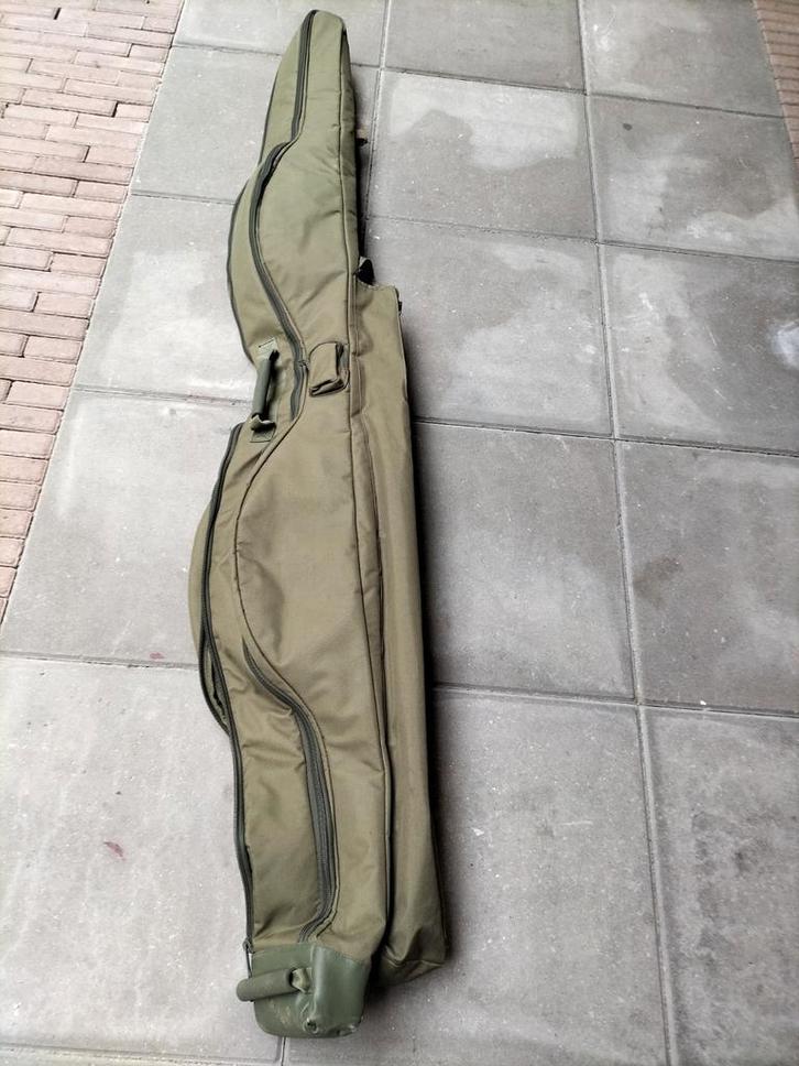 PRACHTIG 3 RODS KARPER FOUDRAAL VAN TRAKKER = 12 FT., Watersport en Boten, Hengelsport | Karpervissen, Zo goed als nieuw, Overige typen