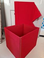 2x Rode Dröna bakken voor IKEA Kallax kast, Ophalen, Overige materialen, Minder dan 50 cm, Gebruikt