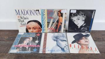 Partij van 6 Madonna 7' Inch Singles LPs / Vinyl Platen beschikbaar voor biedingen