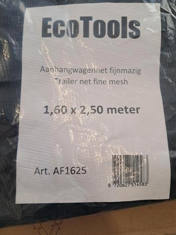 EcoTools Aanhangwagennet Fijnmazig 1,60 x 2,50 meter beschikbaar voor biedingen