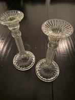 Kristallen Kandelaars Durover - Set van 2 - 25cm, Ophalen of Verzenden, Kristal