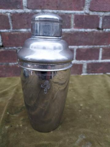 Vintage verchroomde coctailshaker, "Dan's coctail's". beschikbaar voor biedingen