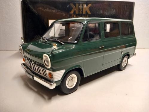 Ford Transit MK 1 ramen donker groen KK Limited 1:18 KRD, Hobby en Vrije tijd, Modelauto's | 1:18, Zo goed als nieuw, Auto, Overige merken