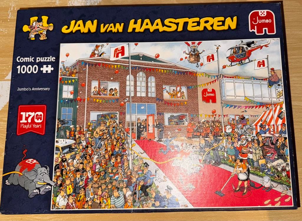 Jan van Haasteren. Vanaf €3,50, Hobby en Vrije tijd, Denksport en Puzzels, Zo goed als nieuw, 500 t/m 1500 stukjes, Ophalen