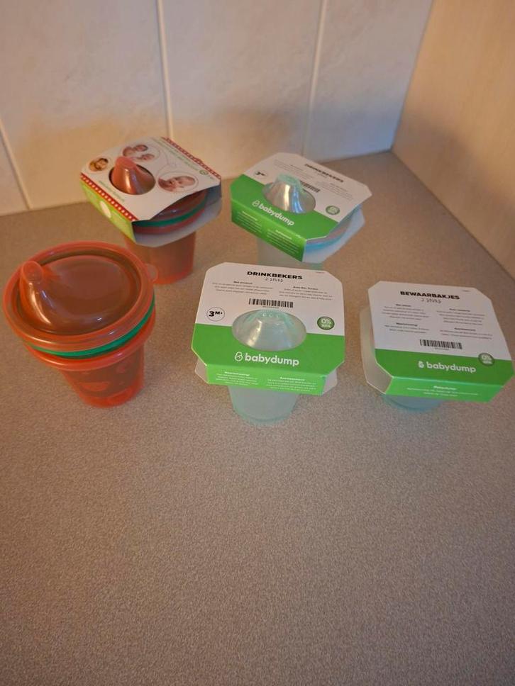 Baby,s drinkbeker tuitbekers nieuw setje  €1.00., Tuin en Terras, Kweekspullen, Nieuw, Ophalen of Verzenden