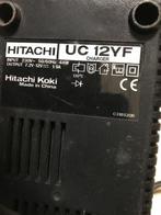 Hitachi lader 12 volt acculader schroeftol, Ophalen of Verzenden, Gebruikt