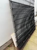 Dubbelstaaf hekwerk zwart, Ophalen of Verzenden, Gebruikt, IJzer, Dubbelstaafmat hekwerk