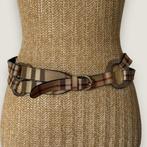 Burberry London haymarket check riem, Kleding | Dames, Ophalen of Verzenden, Burberry London, Gedragen, Overige kleuren