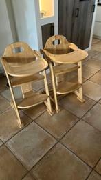 2 dezelfde Houten meegroei kinderstoelen van Wood collecrien, Kinderen en Baby's, Ophalen, Zo goed als nieuw, Meegroeistoel