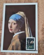 Het Meisje met de Parel - Johannes Vermeer, Verzamelen, Ansichtkaarten | Themakaarten, Verzenden, Voor 1920, Ongelopen