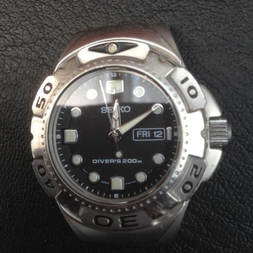 PROFESSIONELE VINTAGE SEIKO DIVER'S, 200 METER, Sieraden, Tassen en Uiterlijk, Sporthorloges, Zo goed als nieuw, Waterdicht, Ophalen of Verzenden