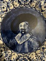 Delf blauw de vrolijke drinker Frans hals, Ophalen of Verzenden