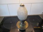 ART DECO PLAFOND-LAMP met GLAZEN GESLEPEN KRAALTJES, Antiek en Kunst, Ophalen of Verzenden