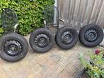 Winterbanden met stalen velg 205/55 R16 M+S, Ophalen, Gebruikt, Opel