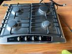Een vier pitsinbouw gaskookplaat in goede staat, Minder dan 85 cm, Zo goed als nieuw, Inbouw, Gas