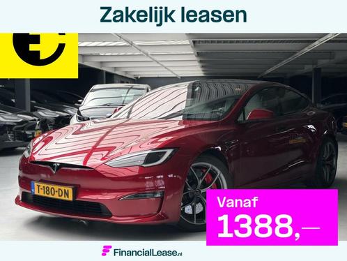 Tesla Model S Plaid AWD 90 kWh | Track pack | Sportvelgen |, Auto's, Tesla, Bedrijf, Lease, Financial lease, Model S, 360° camera