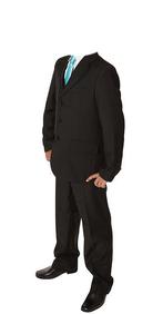 Jongens kostuum, Kleding | Heren, Kostuums en Colberts, Ophalen, Zo goed als nieuw, Zwart