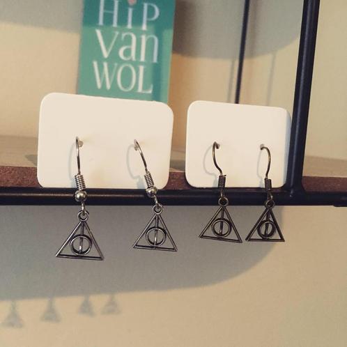 Harry potter, Sieraden, Tassen en Uiterlijk, Oorbellen, Nieuw, Hangers, Overige materialen, Zilver, Ophalen of Verzenden