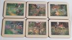 6 Onderzetters met kurk, Jason, Country Gardens, Ophalen of Verzenden, Zo goed als nieuw, Glas of Kopje