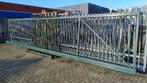 schuifpoort HB schuifhek 9 mtr. lang, 6,90 mtr. doorgang, Tuin en Terras, Tuinpoorten, Ophalen, Staal, Schuifpoort, Zo goed als nieuw
