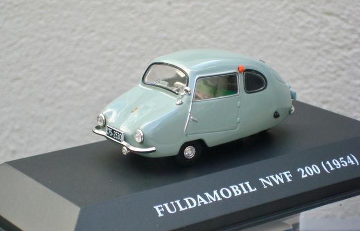 Fuldamobil NWF 200 1954 Altaya micro cars 1:43, Hobby en Vrije tijd, Modelauto's | 1:43, Nieuw, Auto, Overige merken, Ophalen of Verzenden