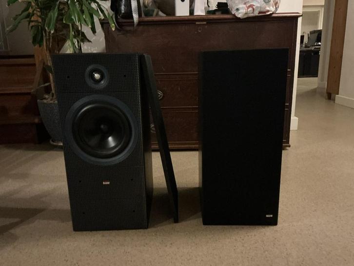 Te koop B&W luidsprekers, Audio, Tv en Foto, Luidsprekers, Gebruikt, Front, Rear of Stereo speakers, 120 watt of meer, Bowers & Wilkins (B&W)