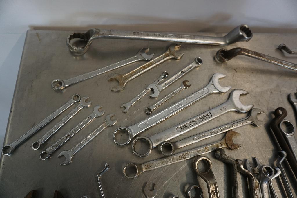 Partij 75 sleutels steeksleutel ringsleutel steekringsleutel, Ophalen of Verzenden, Gebruikt