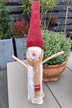 Houten sneeuwpop., Tuin en Terras, Ophalen, Hout