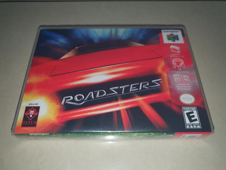 Roadsters N64 Game Case, Spelcomputers en Games, Games | Nintendo 64, Zo goed als nieuw, Verzenden