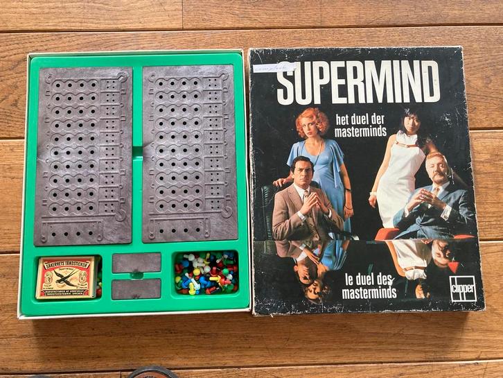 Supermind Bordspel - Vintage Editie, Hobby en Vrije tijd, Gezelschapsspellen | Bordspellen, Gebruikt, Een of twee spelers, Ophalen of Verzenden