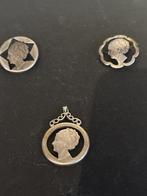 WOII memorabilia munten, Zilver, Ophalen of Verzenden, Koningin Wilhelmina, Losse munt