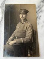 Wo1: fotokaart wek2 ijzerenmedaille duits soldaat, Verzamelen, Foto's en Prenten, Ophalen of Verzenden, Voor 1940, Gebruikt