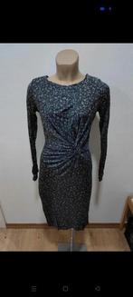 Ghost jurkje 100%viscose slankkledend 3/4 mouw 38 blauw, Kleding | Dames, Maat 38/40 (M), Overige kleuren, Verzenden, Zo goed als nieuw