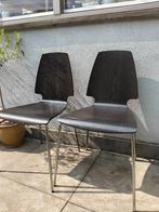 IKEA vilmar stapelstoel, 2 stuks, Huis en Inrichting, Stoelen, Ophalen, Gebruikt, Twee, Zwart