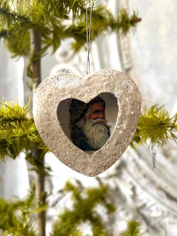 Per Sempre,Dubblzijdig Antiek Kerst ornament,hanger beschikbaar voor biedingen