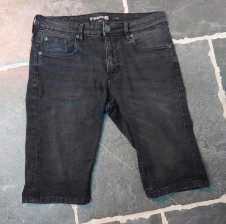 Own The Streets, DEX, Skinny fit, Short,zwart, W32, RobShort, Kleding | Heren, Spijkerbroeken en Jeans, Zo goed als nieuw, W32 (confectie 46) of kleiner