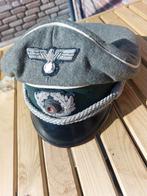 duits ww2 infanterie officiers pet, Verzamelen, Ophalen of Verzenden, Landmacht, Duitsland