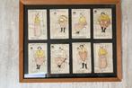 Lijst met humoristische oude plaatjes 2e kamer/toiletbezoek, Ophalen of Verzenden