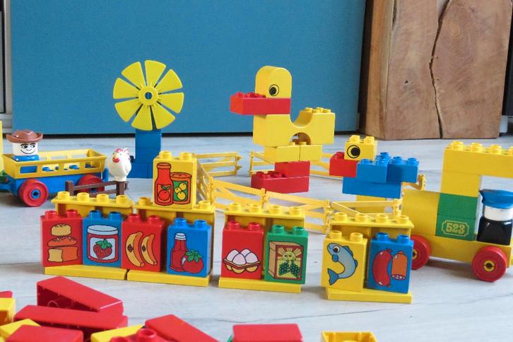 Lego Duplo jaren ‘80 Retro, Kinderen en Baby's, Speelgoed | Duplo en Lego, Gebruikt, Duplo, Losse stenen, Ophalen