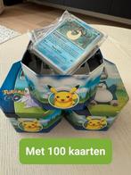 Groot blik met 100 kaarten, Ophalen of Verzenden, Zo goed als nieuw, Meerdere kaarten, Foil